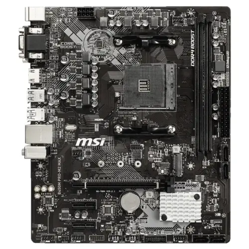 MSI B450M PRO-M2 MAX AMD B450 Soket AM4 DDR4 4133(OC)MHz mATX Gaming (Oyuncu) Anakart