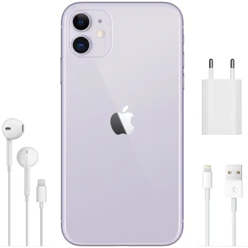 iPhone 11 128GB MWM52TU/A Mor Cep Telefonu - Apple Türkiye Garantili