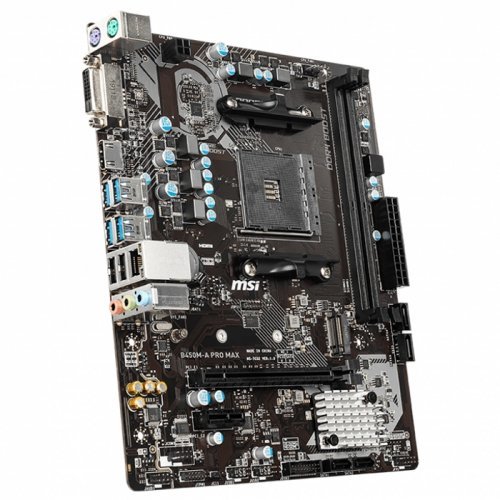 MSI B450M-A PRO MAX AMD B450 Soket AM4 DDR4 4133(OC)MHz mATX Gaming (Oyuncu) Anakart