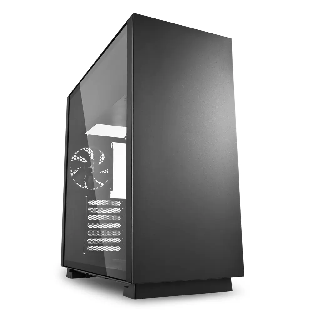 Sharkoon Pure Steel Black USB 3.0 Temperli Cam ATX Siyah Mid Tower Gaming Kasa