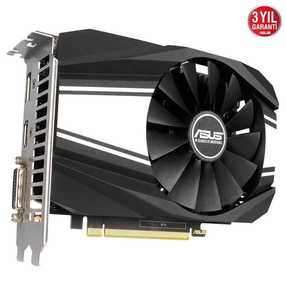 Asus Phoenix GeForce GTX 1660 Super OC PH-GTX1660S-O6G 6GB GDDR6 192Bit DX12 Gaming (Oyuncu) Ekran Kartı