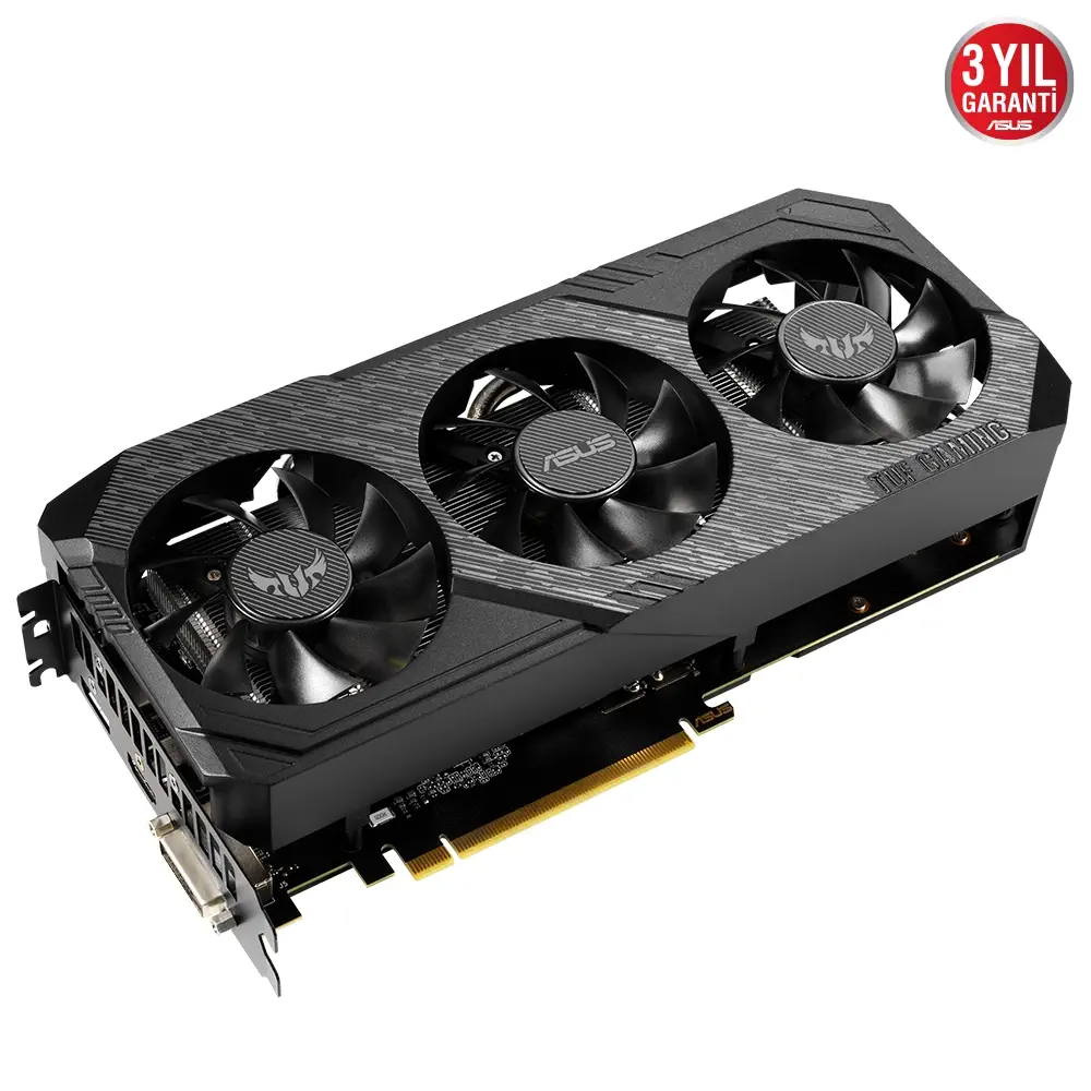Asus TUF 3-GTX1660S-O6G-Gaming GeForce GTX 1660 Super 6GB GDDR6 192Bit Gaming Ekran Kartı