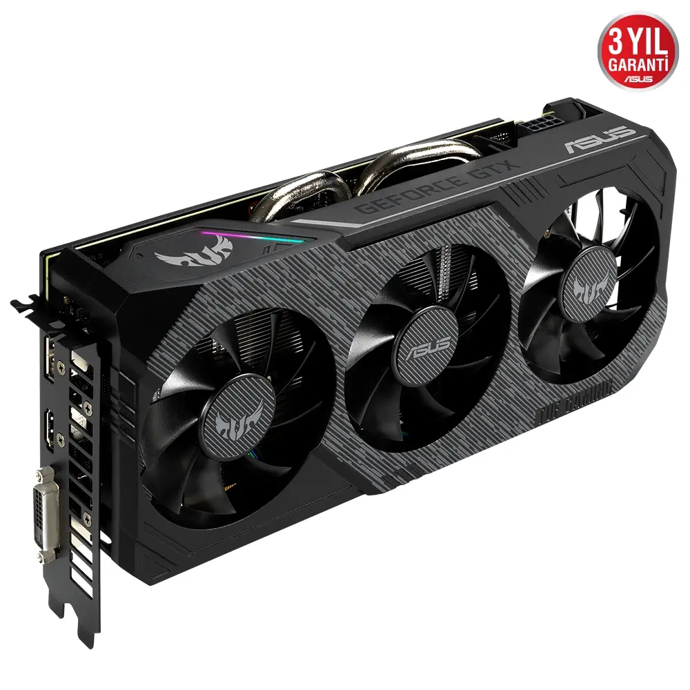 Asus TUF 3-GTX1660S-O6G-Gaming GeForce GTX 1660 Super 6GB GDDR6 192Bit Gaming Ekran Kartı