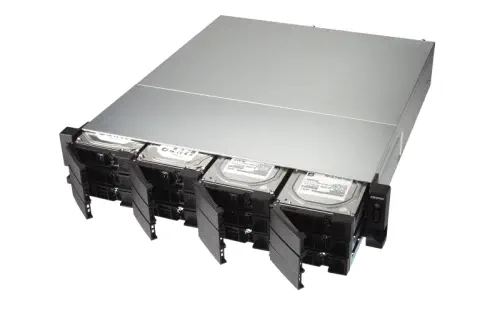 Qnap TS-1232XU-RP 12 Disk Yuvalı 4GB Ram Rackmount Nas Depolama Ünitesi 