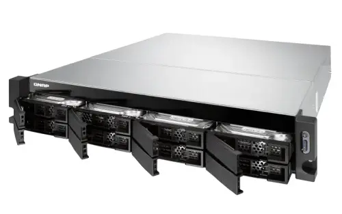 Qnap TS-873U-RP 8 Disk Yuvalı 8GB Ram Rackmount Nas Depolama Ünitesi 