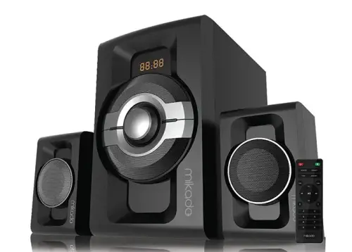 Mikado MD-854BT 2+1  USB+SD+FM Destekli Bluetooth Speaker