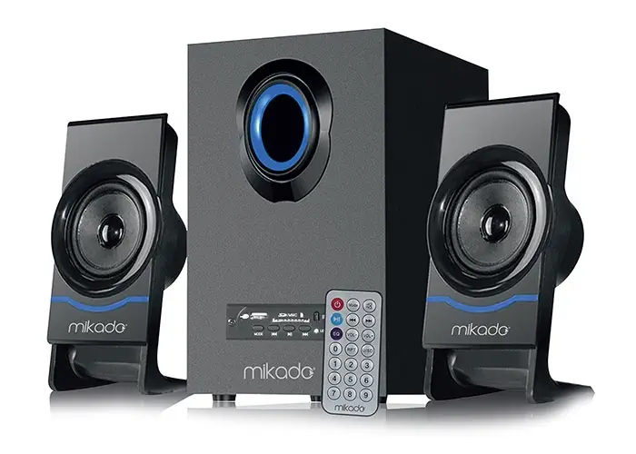 Mikado MD-1700BT 2+1 16W USB+SD+FM Destekli Bluetooth Speaker