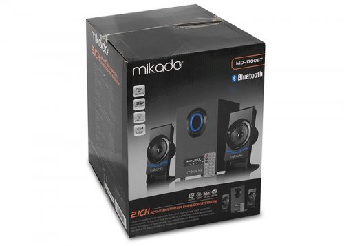 Mikado MD-1700BT 2+1 16W USB+SD+FM Destekli Bluetooth Speaker