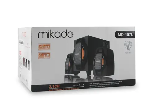 Mikado MD-107U 2+1 USB+FM Destekli Multimedia Speaker