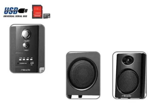 Mikado MD-729FM 5+1 USB+SD+FM Destekli Multimedia Speaker