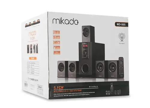 Mikado MD-505 5+1 USB+SD+FM Destekli Bluetooth Speaker
