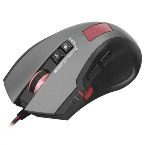 Rampage SMX-R80 3200DPI USB 8 Tuş RGB Gri/Siyah Optik Gaming Mouse