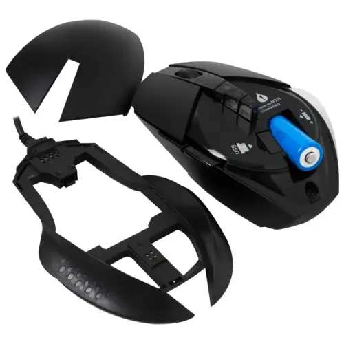 Rampage SMX-R23 Crow 12000DPI Optik USB 2.4G 8 Tuş RGB Siyah Gaming Mouse