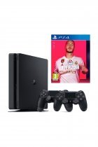 Sony PS4 Slim 1TB Oyun Konsolu + 2.PS4 Kol + Ps4 Fifa 20 Oyun (Sony Eurasia Garantili)