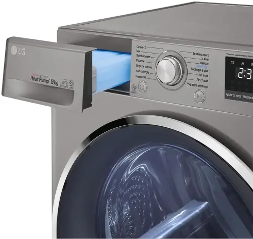 LG RC90U2EV2W A+++ 9 Kg Çift Inverter Çamaşır Kurutma Makinesi