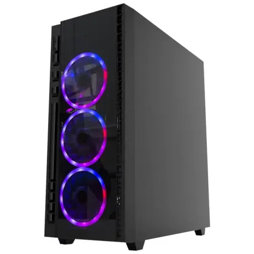 Rampage X-Titan RC99 600W 80 Plus Bronze USB 3.0 4xRGB Fan Temperli Cam Mid Tower Gaming Kasa