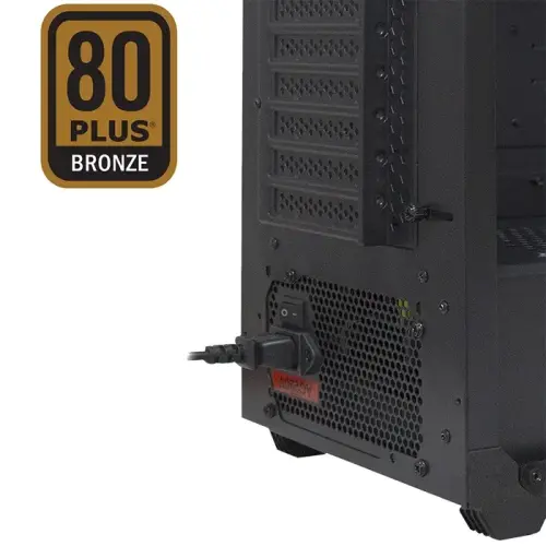 Rampage X-Titan RC99 600W 80 Plus Bronze USB 3.0 4xRGB Fan Temperli Cam Mid Tower Gaming Kasa