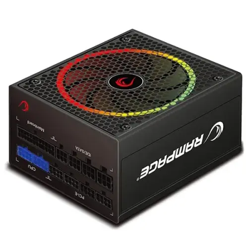 Rampage RGB-550 550W 80 Plus Gold 140mm RGB LED Fanlı Full Modüler Gaming Power Supply