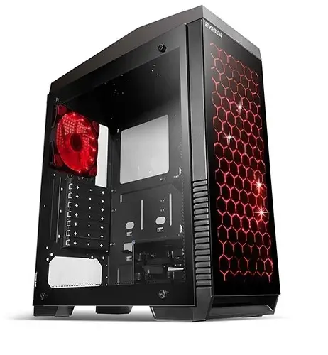 Rampage Phantom 2x12cm Fan USB 3.0 Midi Tower Gaming(Oyuncu) Kasa