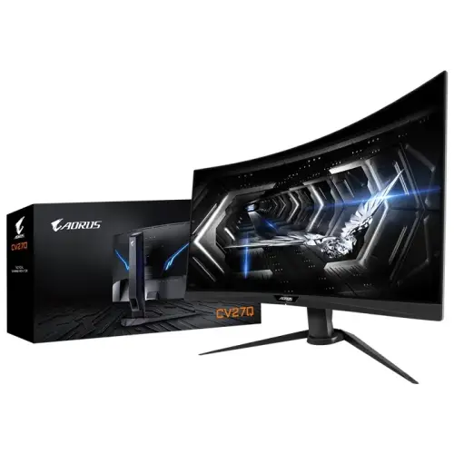 Gigabyte Aorus CV27Q 27” 165Hz 1ms HBR3 FreeSync Flicker-Free E-LED VA QHD Curved Gaming Monitör