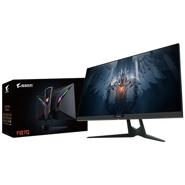 Gigabyte Aorus FI27Q-P 27” 165Hz 1ms FreeSync Flicker-Free G-Sync Uyumlu Pivot E-LED IPS QHD Gaming Monitör