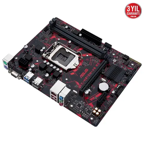 Asus EX-H310M-V3 R2.0 Intel H310 Soket 1151 DDR4 2666MHz mATX Gaming Anakart