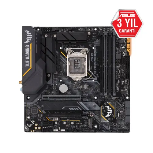 Asus TUF Z390M-PRO Gaming (Wi-Fi) Intel Z390 Soket 1151 DDR4 4266(OC)MHz mATX Gaming Anakart