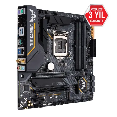 Asus TUF Z390M-PRO Gaming (Wi-Fi) Intel Z390 Soket 1151 DDR4 4266(OC)MHz mATX Gaming Anakart