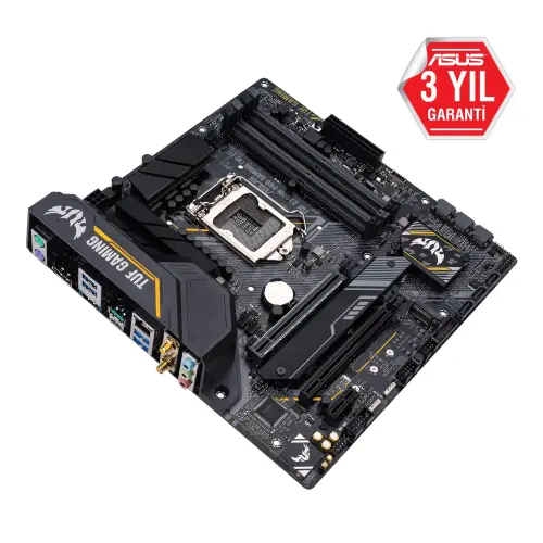 Asus TUF Z390M-PRO Gaming (Wi-Fi) Intel Z390 Soket 1151 DDR4 4266(OC)MHz mATX Gaming Anakart