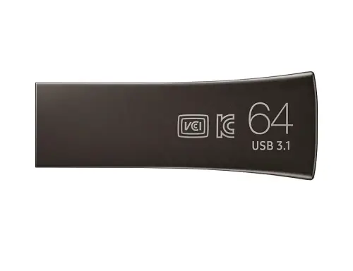Samsung Bar Plus 64GB USB 3.1 Gri Flash Bellek - MUF-64BE4/APC
