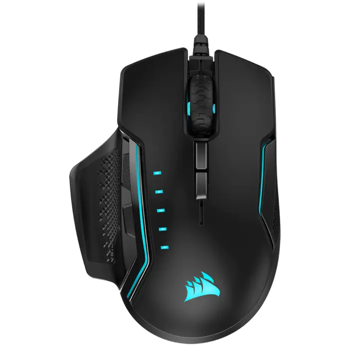 Corsair Glaive RGB Pro Alüminyum FPS/MOBA 18.000 DPI 7 Tuş Optik USB Kablolu Gaming Mouse - CH-9302311-EU