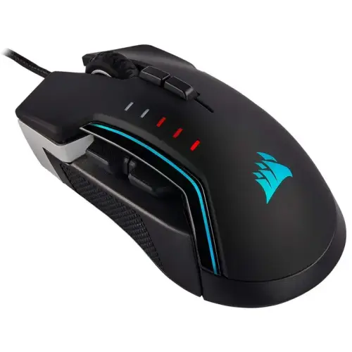 Corsair Glaive RGB Pro Alüminyum FPS/MOBA 18.000 DPI 7 Tuş Optik USB Kablolu Gaming Mouse - CH-9302311-EU