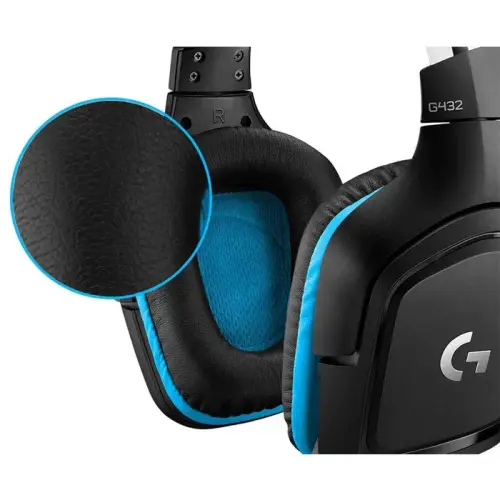 Logitech G G432 DTS 7.1 Surround Ses Kablolu Siyah Oyuncu Kulaklığı - 981-000770