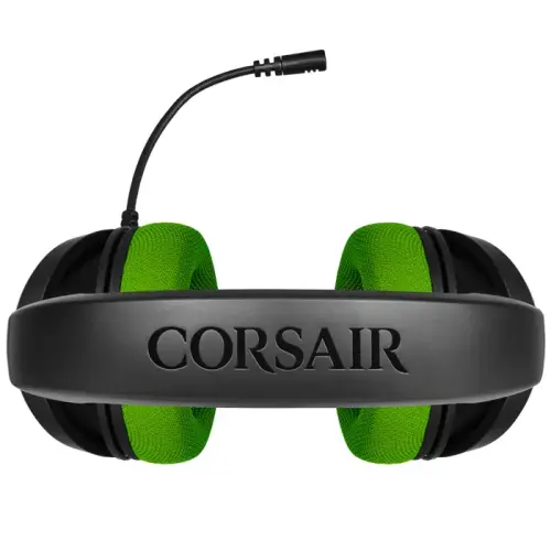 Corsair HS35 Stereo Yeşil CA-9011197-EU Ayrılabilir Mikrofonlu Kablolu Gaming Kulaklık