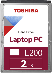 Toshiba L200 2TB 2.5” SATA 3 128MB 5400Rpm Notebook Harddisk - HDWL120UZSVA