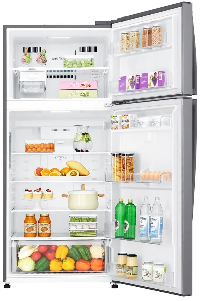 LG GN-C602HLCU A++ 516 Lt Çift Kapılı Inox Buzdolabı