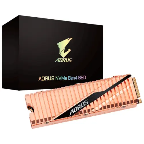 Gigabyte Aorus 500GB 5000MB/2500MB/sn NVMe M.2 SSD Disk - GP-ASM2NE6500GTTD