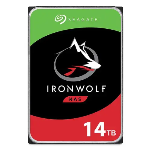 Seagate Ironwolf 14TB 3.5” 210MB/s 256MB SATA 3 7200Rpm NAS Disk - ST14000VN0008