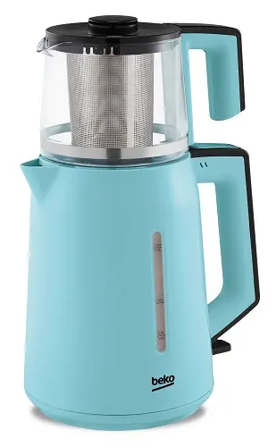 Beko CM 2940 M 1750 W Cam Demlikli Çay Makinesi Mavi