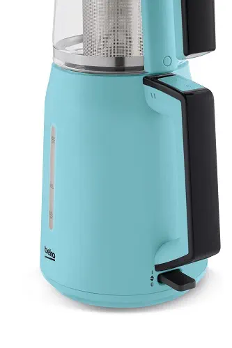 Beko CM 2940 M 1750 W Cam Demlikli Çay Makinesi Mavi