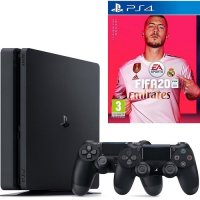 Sony Playstation 4 Slim 1TB Oyun Konsolu + 2.PS4 Kol + PS4 FIFA 20 Oyun (Sony Eurasia Garantili)