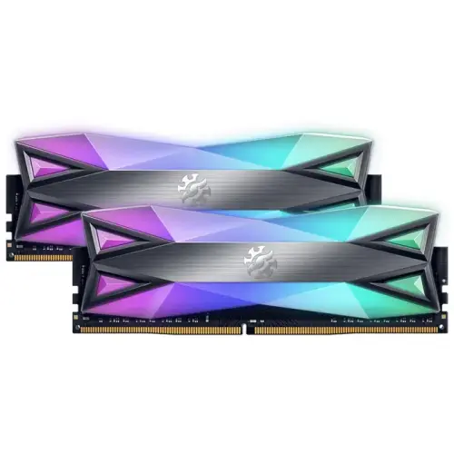 XPG Spectrix D60G 16GB (2x8GB) DDR4 3200MHz CL16 RGB Gaming Ram (Bellek) - AX4U320038G16A-DT60