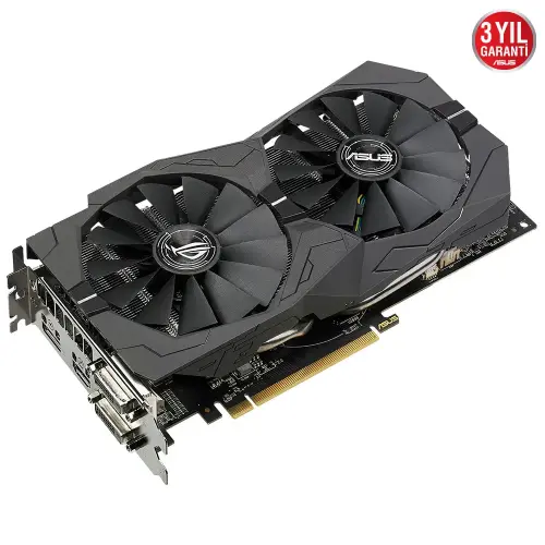 Asus ROG Strix RX570-O8G-Gaming AMD Radeon RX 570 8GB GDDR5 256Bit DX12 Gaming Ekran Kartı