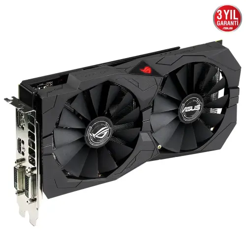 Asus ROG Strix RX570-O8G-Gaming AMD Radeon RX 570 8GB GDDR5 256Bit DX12 Gaming Ekran Kartı