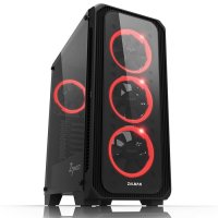 Zalman Z7 Neo 850W 80+ RGB LED 120mm Fan Temperli Cam Siyah ATX Mid-Tower Gaming Kasa