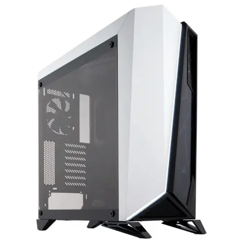 Corsair Carbide Spec-Omega CC-9011119-WW 120mm LED Fan Temperli Cam USB 3.0 Siyah-Beyaz ATX Mid-Tower Gaming Kasa