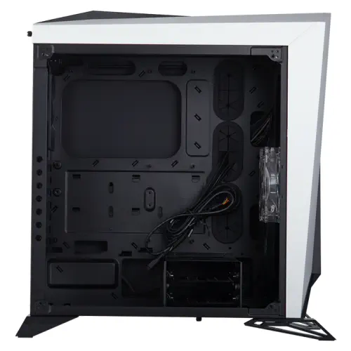 Corsair Carbide Spec-Omega CC-9011119-WW 120mm LED Fan Temperli Cam USB 3.0 Siyah-Beyaz ATX Mid-Tower Gaming Kasa