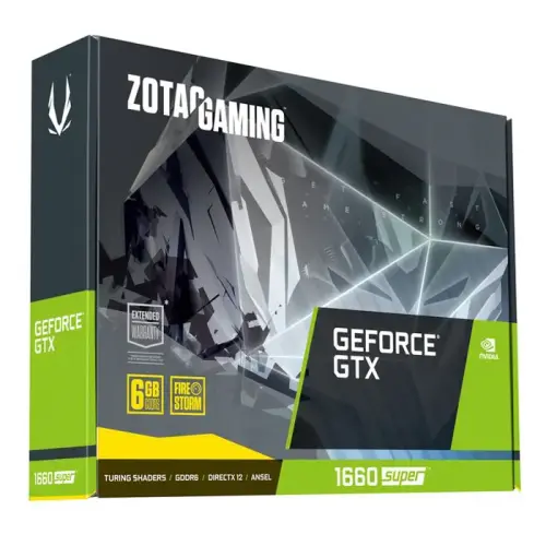 Zotac Gaming GeForce GTX 1660 Super Twin Fan 6GB GDDR6 192Bit DX12 Gaming Ekran Kartı - ZT-T16620F-10L