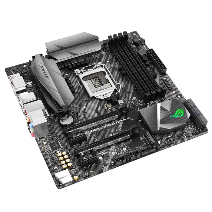 Asus Rog Strix Z370-G Gaming Intel Z360 Soket 1151 DDR4 4000(OC)MHz mATX Gaming Anakart