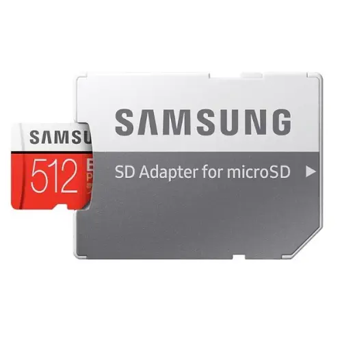 Samsung Evo Plus 512GB Adaptörlü Micro SDXC Hafıza Kartı - MB-MC512GA/EU